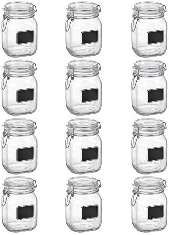 Amazon Bormioli Rocco Fido Square Jar 101 1 2 Ounce Clear