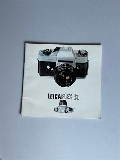 Leicaflex Sl X Inch Brochure S Pages Etsy