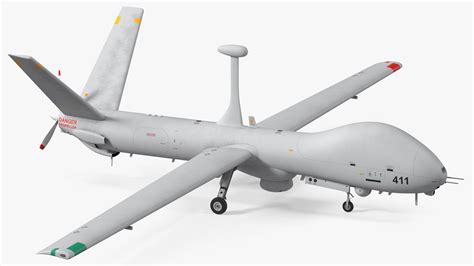 Elbit Hermes 900 UAV Equipado Para Maya Modelo 3D 189 Ma Free3D