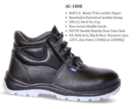 Leather Allen Cooper Safety Shoes Ac At Rs In Chennai Id