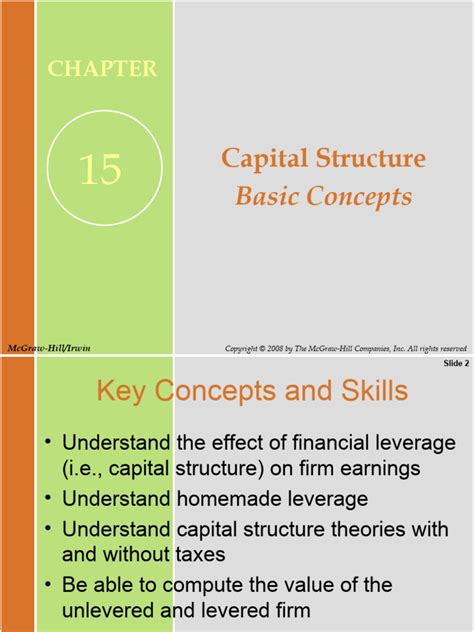 Capital Structure Pdf Capital Structure Financial Accounting