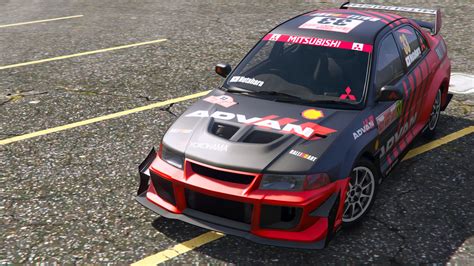 [Mitsubishi Lancer Evo]WRC ADVAN livery - GTA5-Mods.com