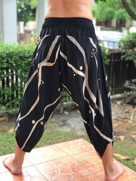 Hc Samurai Pants Men S Fahion Harem Pants Yoga Pants Etsy