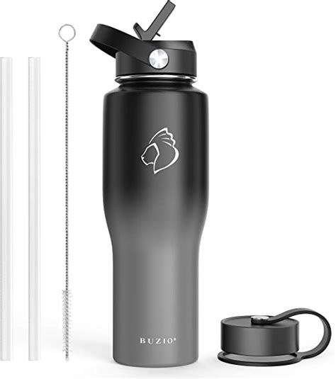 Amazon Buzio Stainless Steel Water Bottle Vacuum Insulated Cold