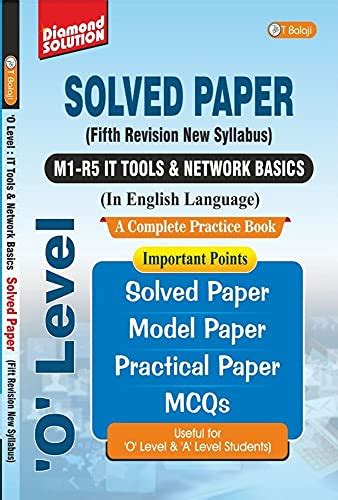 M1r5 O Level Module 1 Diamond Solution Based On New Syllabus Solved Paper January 2021