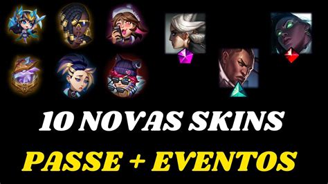 Riot Revela Novo Passe 10 Novas Skins No League Of Legends YouTube