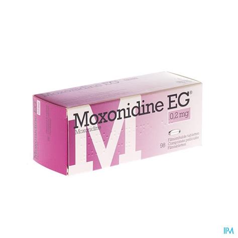 MOXONIDINE EG COMP 98 X 0 2 MG Apotheek Thiels