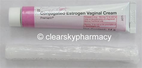 Premarin Vaginal Cream Conjugated Estrogens Dosage Uses Side