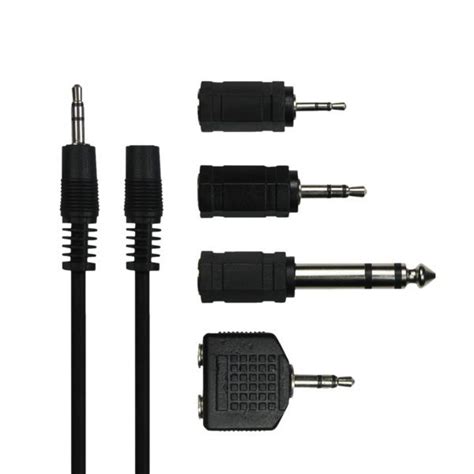 5 Piece Audio Adapter Kit With Cable Xtreme Cables