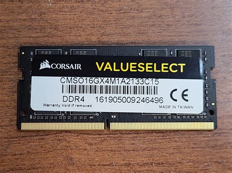 Corsair Valueselect Gb Mhz Ddr Sodimm Memory Ram