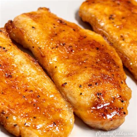 Easy Air Fryer Thin Boneless Pork Chops No Breading Munchy Goddess