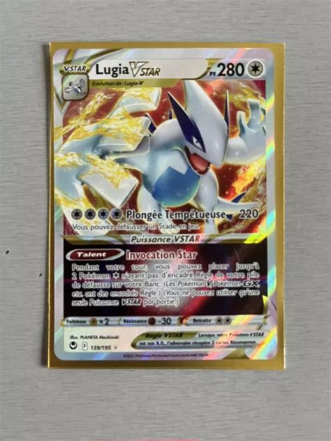 Carte Pok Mon Lugia Vstar Temp Te Argentee Neuf Fr Eur