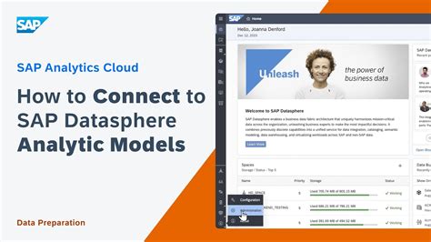 How To Connect To SAP Datasphere Analytic Models SAP Analytics Cloud