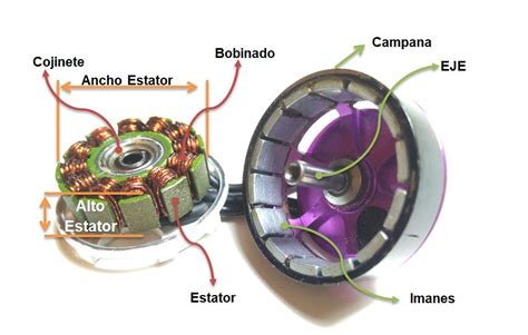 Cuál es la diferencia entre 2204 vs 2205 medida del estator