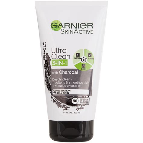 Garnier Skinactive Ultra Clean In Charcoal Facial Cleanser Fl