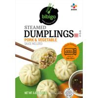 Bibigo Bibigo Pork Vegetable Korean Style Steamed Dumplings 6 6