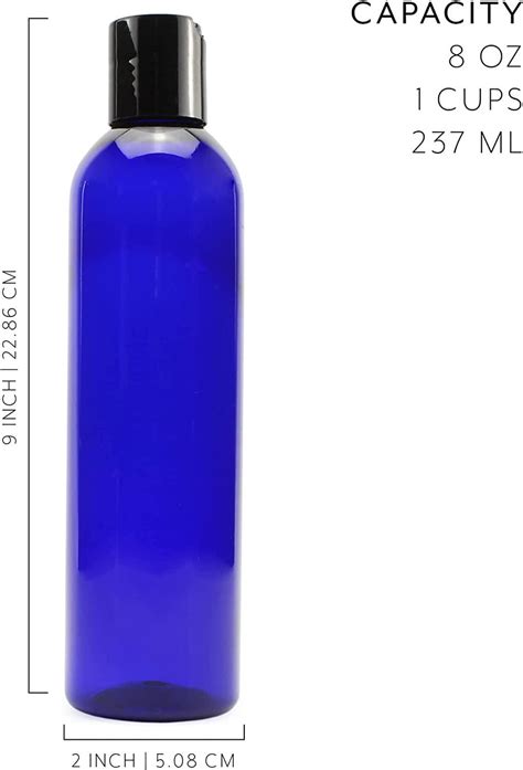 Cornucopia Oz Cobalt Blue Squeeze Bottles Pack Bpa Free