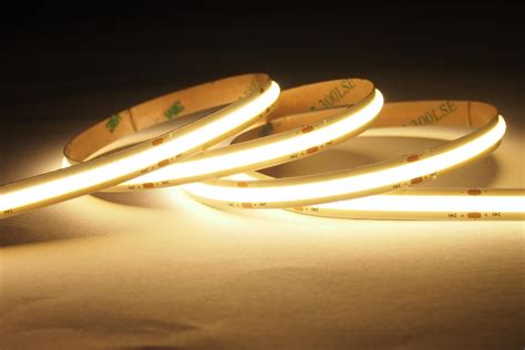 COB Led Strip 24V DC 10W RA90 IP67 2700K Varm Hvid