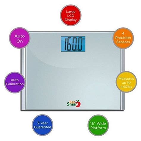 Eatsmart Precision Plus Digital Bathroom Scale With Ultra Wide Platform