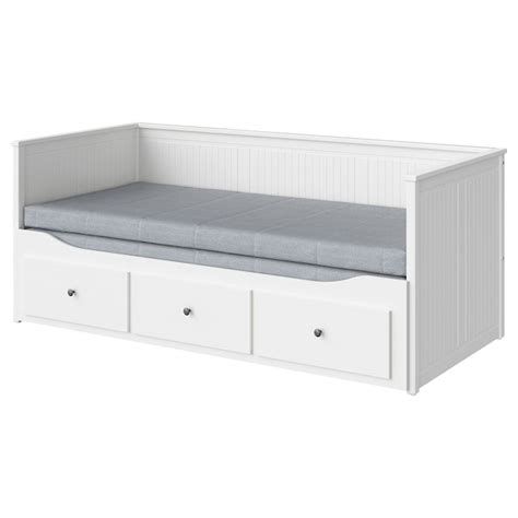 Hemnes Day Bed W 3 Drawers2 Mattresses WhiteÅgotnes Firm 80x200 Cm