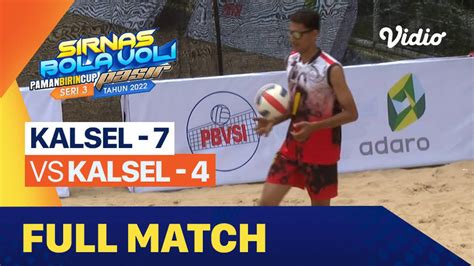 Full Match Putra Kalsel Vs Kalsel Sirkuit Voli Pantai Nasional