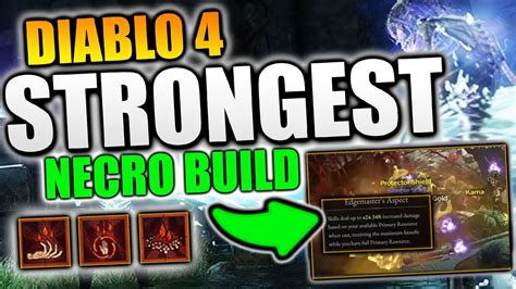 STRONGEST BLOOD Necromancer BUILD In Diablo 4 NECRO BUILD Diablo 4