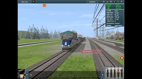 Trainz Amtrak P Dc Hybrid K La Horn Show Youtube