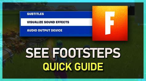 How To See Footsteps In Fortnite Tutorial — Tech How