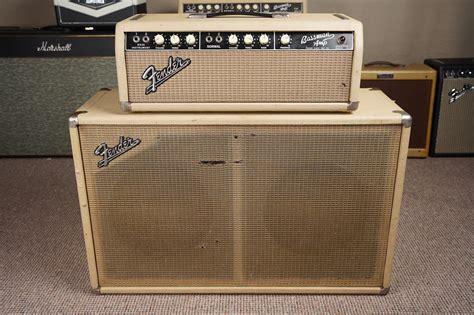 1964 Fender Bassman 6g6 B Cab Rare Export Model