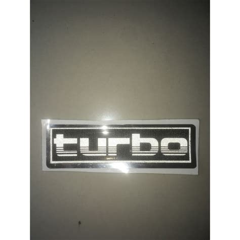 Jual Emblem Turbo Mobil Sticker Logam D Logo Aksesoris Eksterior Mobil