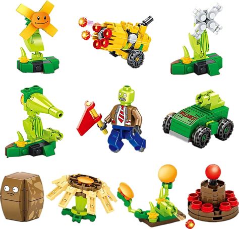 Jhesao Plants And Zombies Toys Zombies Assembly Action Figures Pvz Assemblable Toys