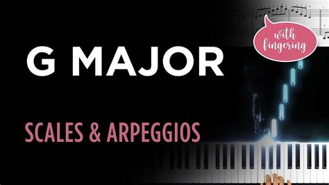 How To Play G Major Scale Arpeggio Youtube