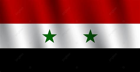 Syria Wavy Flag Background Vector Syria Flag Background Syria Flag