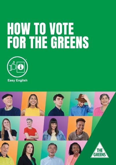 Easy English How To Vote For The Greens Australian Greens