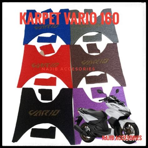 Karpet Alas Kaki Honda Vario New Vario Pijakan Kaki Honda