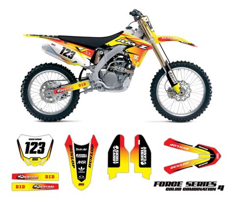 Suzuki FORCE Graphics Kit Red – OMXGraphics