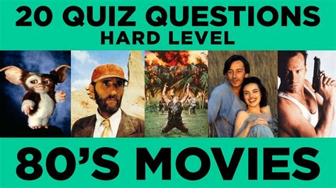 80s Movie Quiz 80s Movies Trivia 80s Movies Questions Youtube