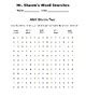 Word Searches For Emerging Developing Spellers Word Families Vowel A