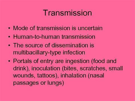 Leprosy Hansen S Disease Cause Mycobacterium Leprae