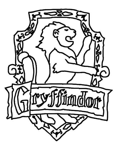 Coloriage Harry Potter Gryffondor Beau Galerie Dessin De Harry Potter