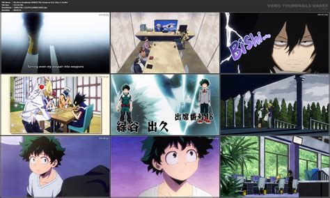 My Hero Academia S04 E01 The Scoop On U A Class 1 A Mkv Postimages