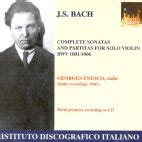 Georges Enesco Johann Sebastian Bach Sonatas And Partitas For Solo