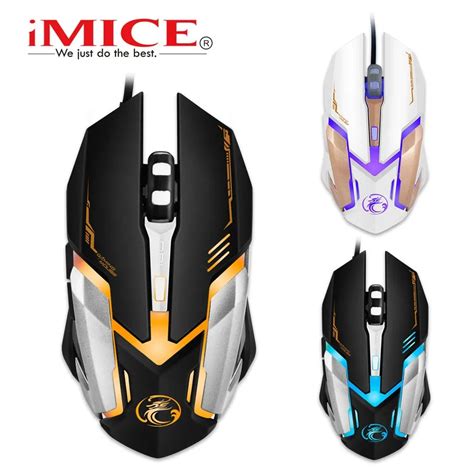 Original IMice V6 Professional Wired Gaming Mouse 2400DPI USB Optical