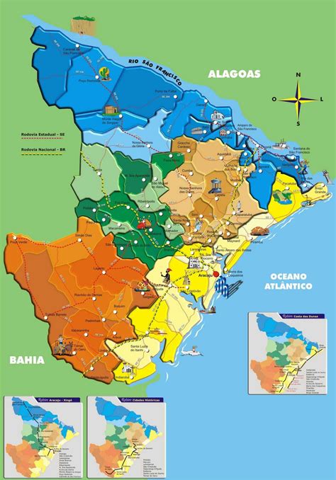 Mapa Da Cidade De Sergipe REVOEDUCA