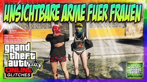 GTA 5 Online NEUER UNSICHTBARE ARME GLITCH FÜR FRAUEN INVISIBLE ARMS