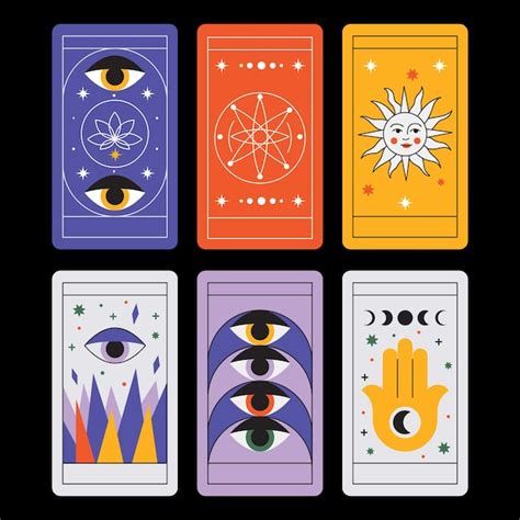 Premium Vector Magical Tarot Cards Deck Set