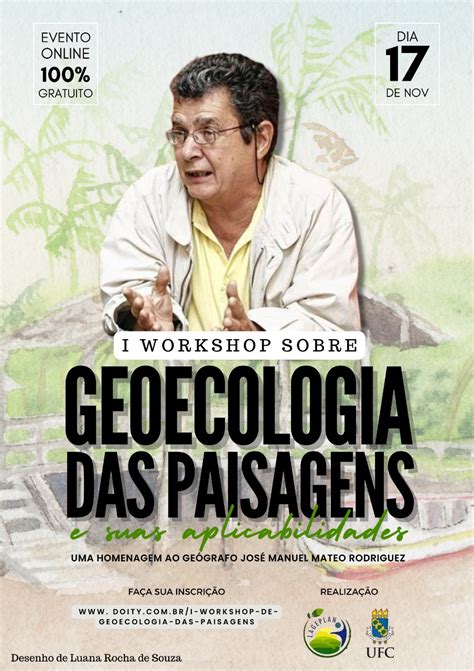 Workshop Geocologia das Paisagens PPGGEOGRAFIA Programa de Pós