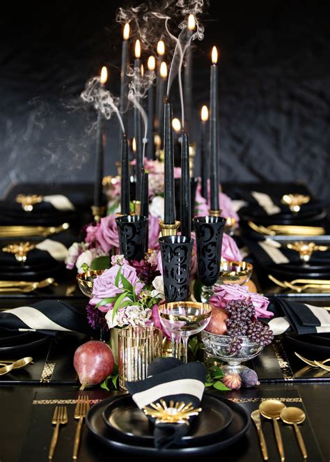 Moody Fall Black Tablescape Nomi K Table Dine By Deborah Shearer