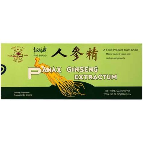 Pine Brand Panax Ginseng Extractum Oral Liquid 10ml X 10 S Exp Dec 2027 Shopee Singapore