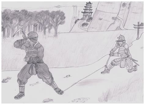 Ninja vs Samurai by Hashashin619 on DeviantArt